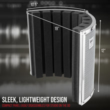 Load image into Gallery viewer, LyxPro Portable & Foldable Sound Absorbing Vocal Recording Panel - Small