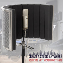 Load image into Gallery viewer, VRI-20 Sound Absorbing Acoustic Foam Isolation Portable Microphone Shield