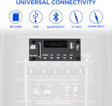 Load image into Gallery viewer, 12” Portable PA Speaker with Rechargeable Battery