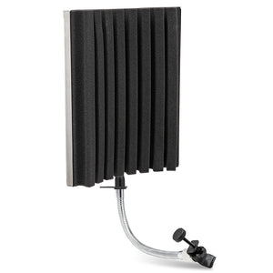 VRI-40 Portable Acoustic Isolation Shield, Sound Absorbing, Reflection Panel With Heavy Duty Gooseneck