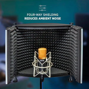 VRI-50 Sound Absorbing Acoustic EVA Foam Isolation Portable Microphone Shield