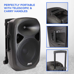 12” Portable PA Speaker with Rechargeable Battery