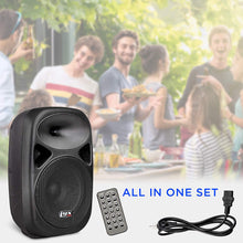 Load image into Gallery viewer, 8” Portable PA Speaker with Rechargeable Battery
