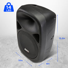 Load image into Gallery viewer, 8&quot; Portable Powerfull PA Active 100-Watt Travel Speaker System
